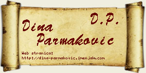 Dina Parmaković vizit kartica